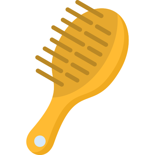 spazzola per capelli Generic gradient fill icona