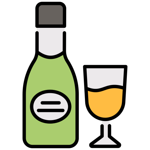 シャンパン Generic color lineal-color icon