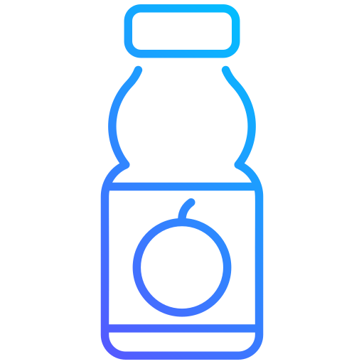 botella de jugo Generic gradient outline icono