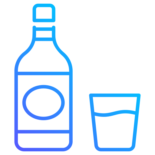 Alcoholic drink Generic gradient outline icon