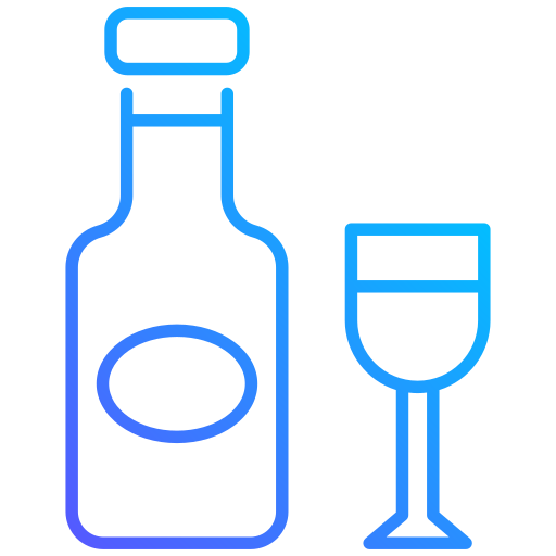 alcol Generic gradient outline icona