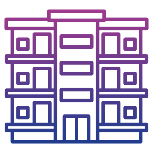 apartament Generic gradient outline ikona