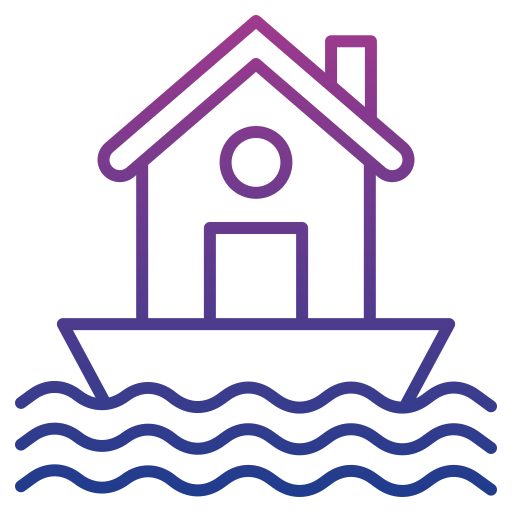 casa barco Generic gradient outline icono