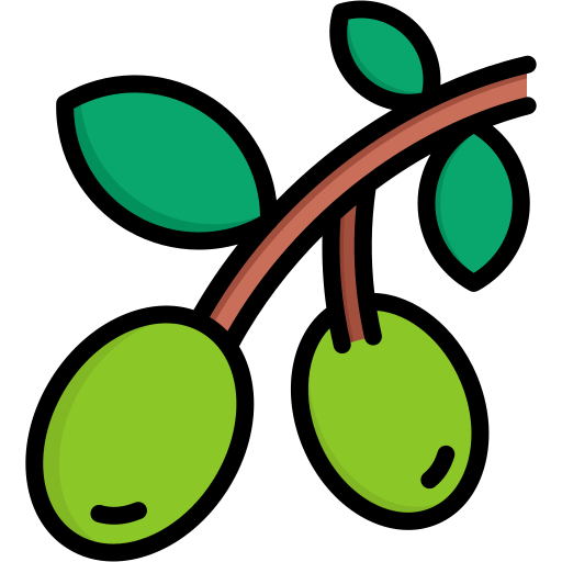 オリーブの枝 Generic color lineal-color icon
