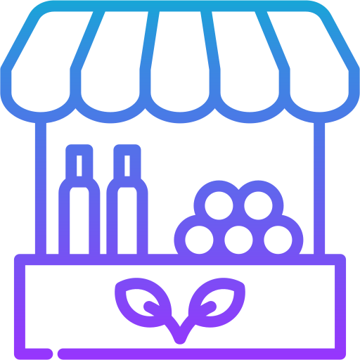 mercato Generic gradient outline icona