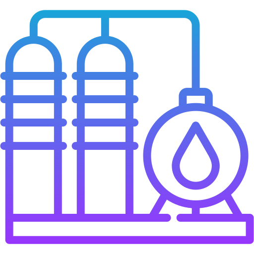 Refinery Generic gradient outline icon