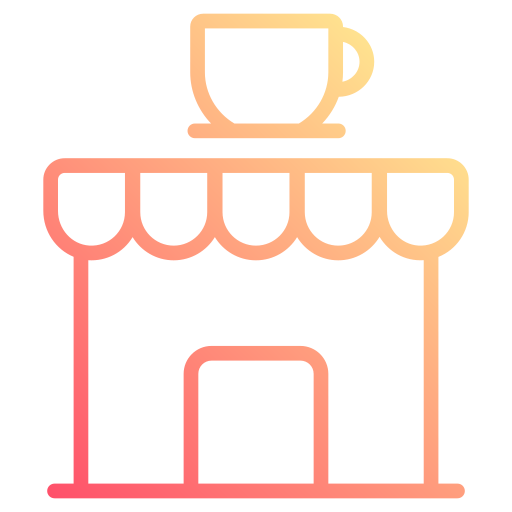 Coffee shop Generic gradient outline icon