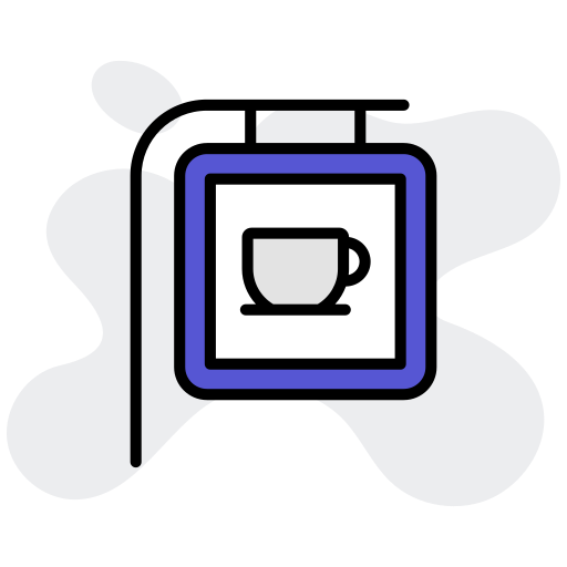 カフェテリア Generic color lineal-color icon