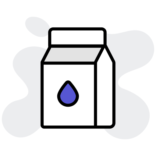 paquet de lait Generic color lineal-color Icône