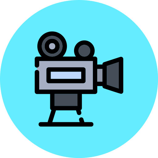 caméra vidéo Generic color lineal-color Icône