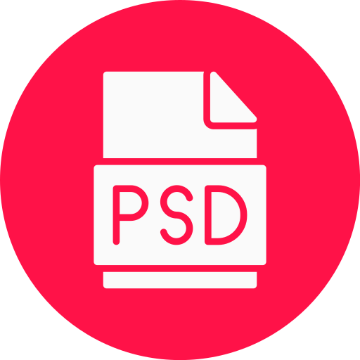 Psd file Generic color fill icon