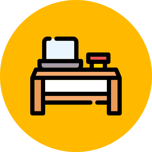 Desk Generic color lineal-color icon