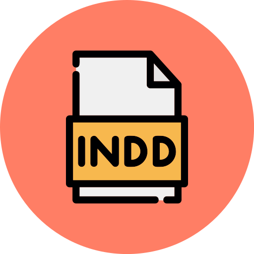 indd-datei Generic color lineal-color icon