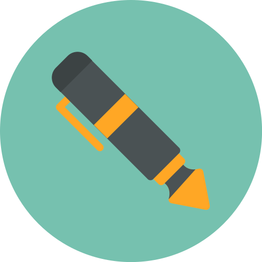 Fountain pen Generic color fill icon