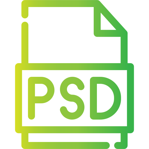 psd 파일 Generic gradient outline icon