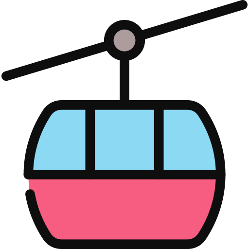 ケーブルカー Generic color lineal-color icon