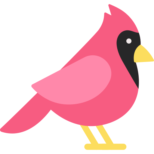 Northern cardinal Generic color fill icon