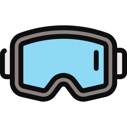 gafas de esquí Generic color lineal-color icono