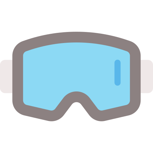 Лыжные очки Generic color fill иконка