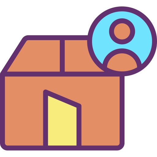 Delivery man Icongeek26 Linear Colour icon