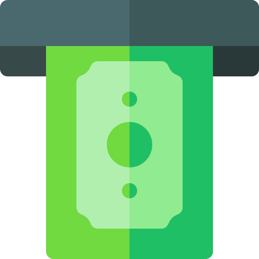 Withdrawal Basic Rounded Flat icon
