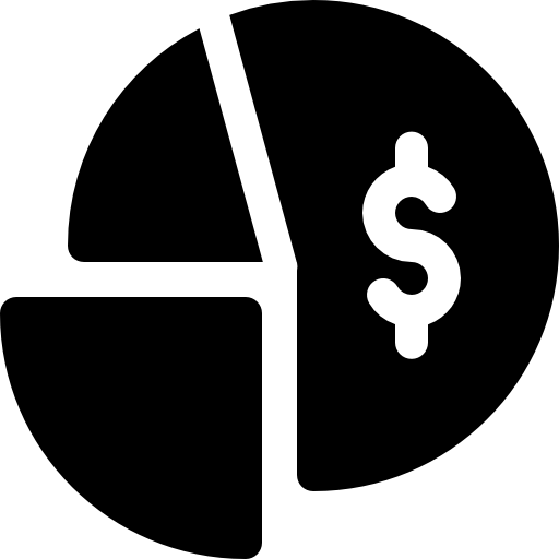 kuchendiagramm Basic Rounded Filled icon