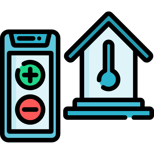 control de temperatura Special Lineal color icono