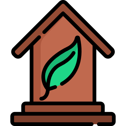 casa ecológica Special Lineal color icono