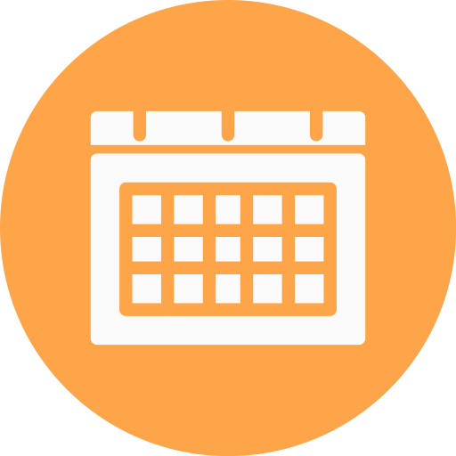 kalender Generic color fill icon