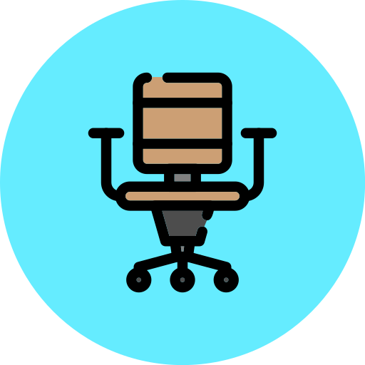 Office chair Generic color lineal-color icon