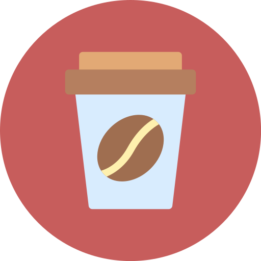 커피 컵 Generic color fill icon