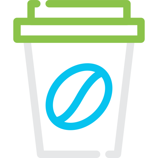 Кофейная чашка Generic color outline иконка