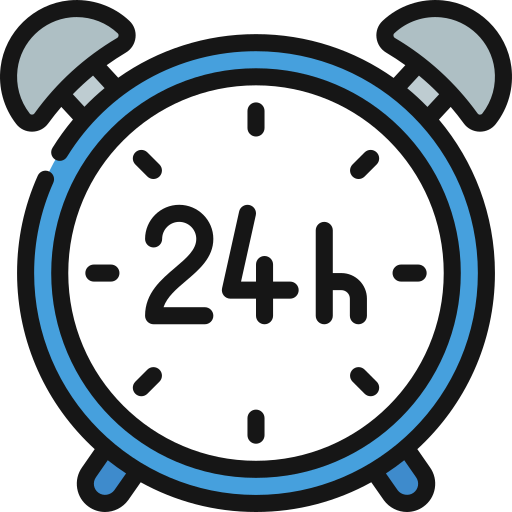 24-часовые часы Juicy Fish Soft-fill иконка
