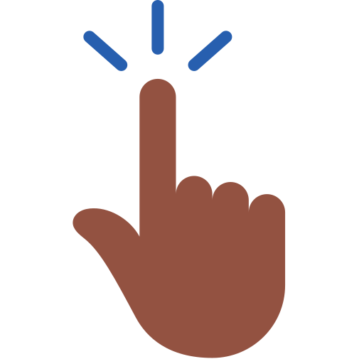 Hand gesture Juicy Fish Flat icon