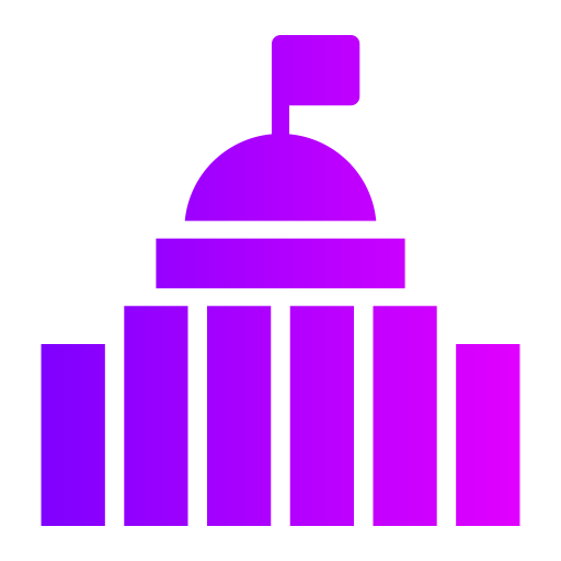 Government building Generic gradient fill icon