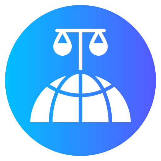 Global laws Generic gradient fill icon