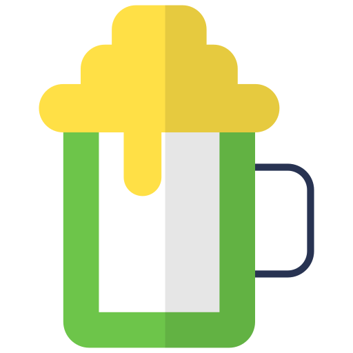 맥주 Generic color fill icon