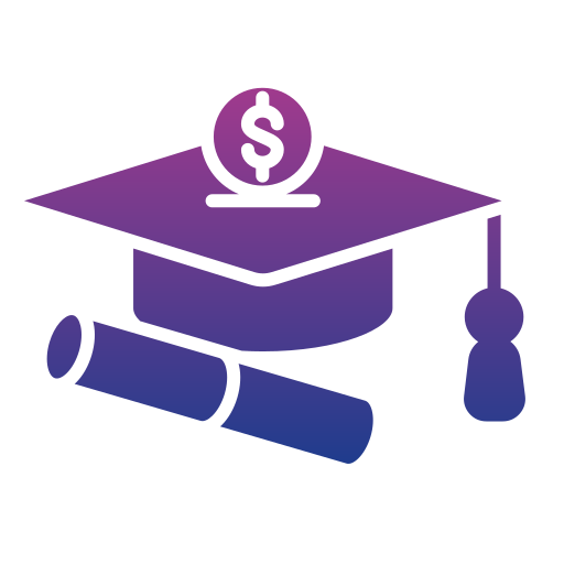 formazione scolastica Generic gradient fill icona