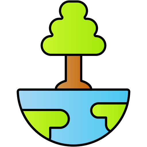 Tree Generic gradient lineal-color icon