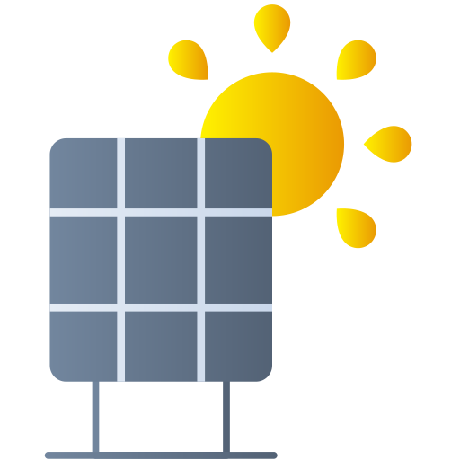Солнечная панель Generic gradient fill иконка