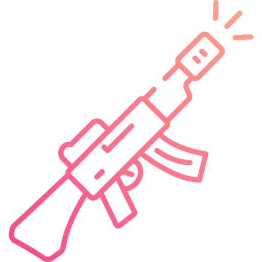 pistola Generic gradient outline Ícone