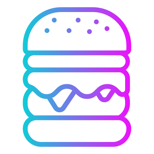 Burger Generic gradient outline icon