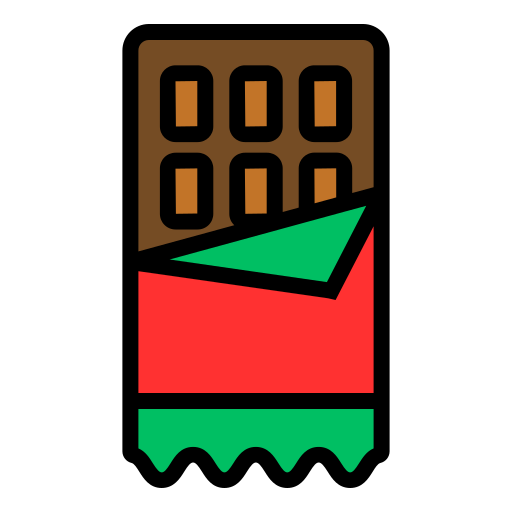 barra de chocolate Generic color lineal-color icono