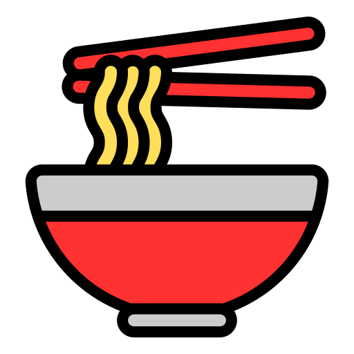 Noodle bowl Generic color lineal-color icon