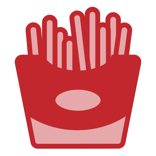 French fries Generic color lineal-color icon