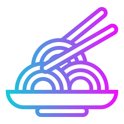 Noodles Generic gradient outline icon
