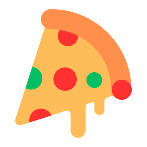pizza Generic color fill ikona