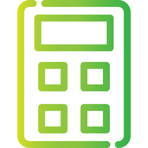 Calculator Generic gradient outline icon