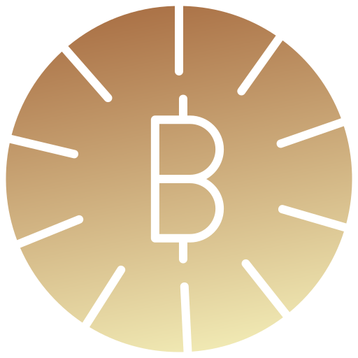 Cryptocurrency Generic gradient fill icon