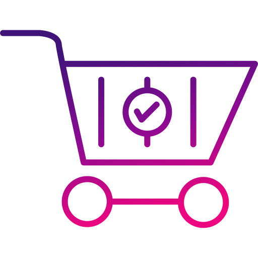 Shopping basket Generic gradient outline icon